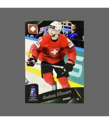 2023 AMPIR IIHF World Championship #SUI04 Andrea Glauser (Team Switzerland)  | AMPIR Trading Cards