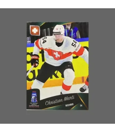 2023 AMPIR IIHF World Championship #SUI06 Christian Marti (Team Switzerland)  | AMPIR Trading Cards