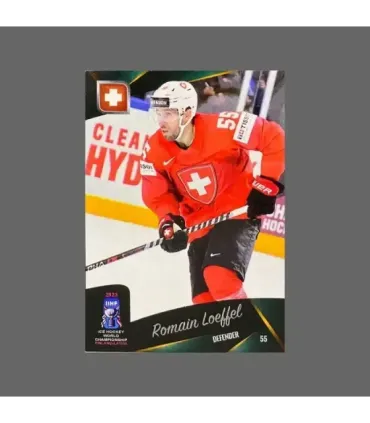 2023 AMPIR IIHF World Championship #SUI07 Romain Loeffel (Team Switzerland)  | AMPIR Trading Cards