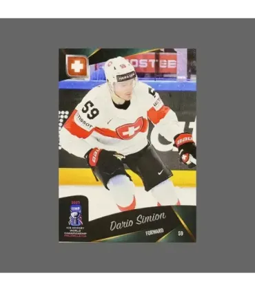 2023 AMPIR IIHF World Championship #SUI08 Dario Simion (Team Switzerland)  | AMPIR Trading Cards