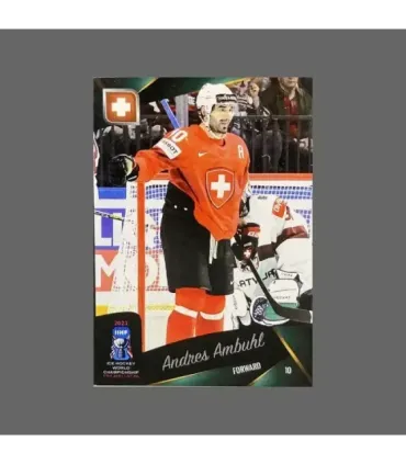 2023 AMPIR IIHF World Championship #SUI10 Andres Ambuhl (Team Switzerland)  | AMPIR Trading Cards