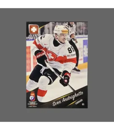 2024 IIHF World Championship #SUI21 Sven Andrighetto (Team Switzerland)  | AMPIR Trading Cards