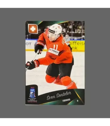 2023 AMPIR IIHF World Championship #SUI11 Sven Senteler (Team Switzerland)  | AMPIR Trading Cards