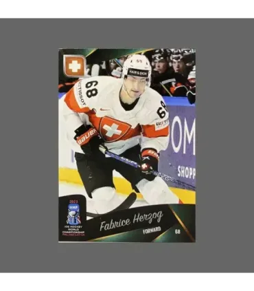 2023 AMPIR IIHF World Championship #SUI15 Fabrice Herzog (Team Switzerland)  | AMPIR Trading Cards