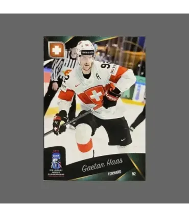 2023 AMPIR IIHF World Championship #SUI20 Gaetan Haas (Team Switzerland)  | AMPIR Trading Cards