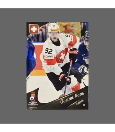 2024 IIHF World Championship #SUI24 Gaetan Haas (Team Switzerland)  | AMPIR Trading Cards