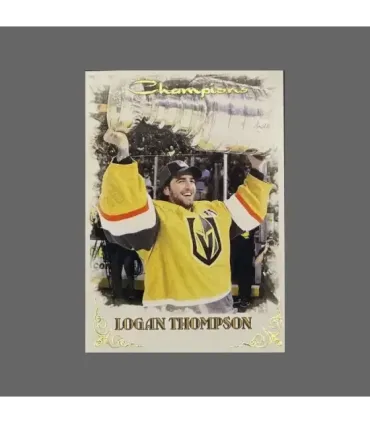 2023 Vegas Golden Knights Champions #VEG06 Logan Thompson   | AMPIR Trading Cards