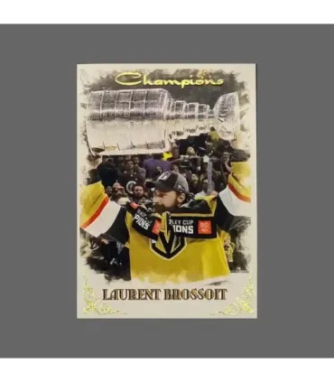 2023 Vegas Golden Knights Champions #VEG11 Laurent Brossoit   | AMPIR Trading Cards