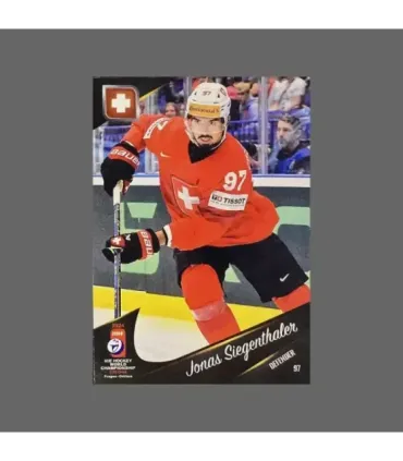 2024 IIHF World Championship #SUI25 Jonas Siegenthaler (Team Switzerland)  | AMPIR Trading Cards