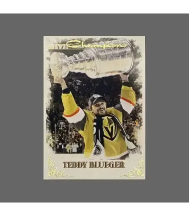 2023 Vegas Golden Knights Champions #VEG15 Teddy Blueger   | AMPIR Trading Cards