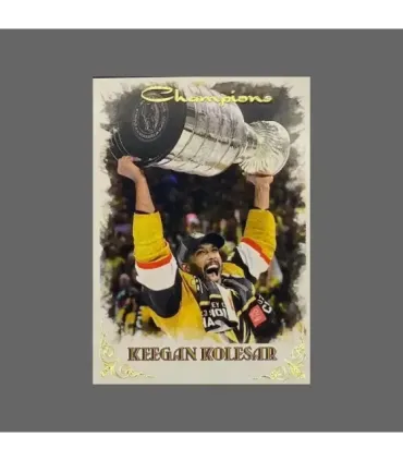 2023 Vegas Golden Knights Champions #VEG16 Keegan Kolesar   | AMPIR Trading Cards