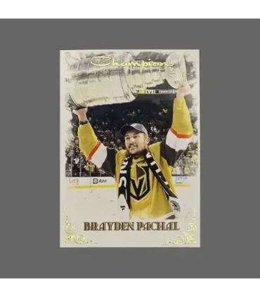 2023 Vegas Golden Knights Champions #VEG26 Brayden Pachal   | AMPIR Trading Cards