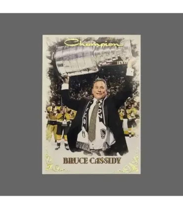 2023 Vegas Golden Knights Champions #VEG28 Bruce Cassidy   | AMPIR Trading Cards