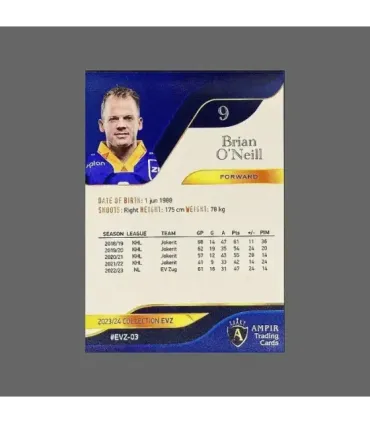 2023/24 AMPIR EVZ #EVZ-03 Brian O’Neill   | AMPIR Trading Cards