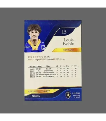 2023/24 AMPIR EVZ #EVZ-04 Louis Robin   | AMPIR Trading Cards