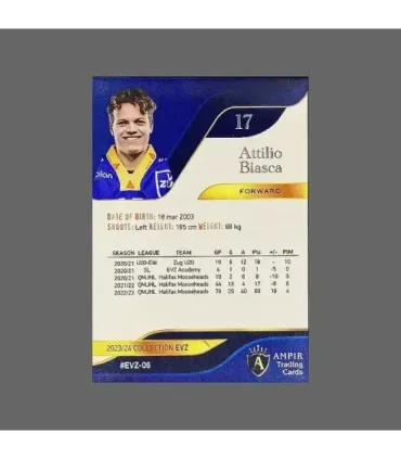 2023/24 AMPIR EVZ #EVZ-06 Attilio Biasca   | AMPIR Trading Cards