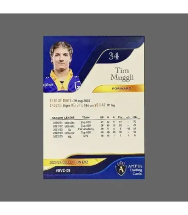 2023/24 AMPIR EVZ #EVZ-08 Tim Muggli   | AMPIR Trading Cards