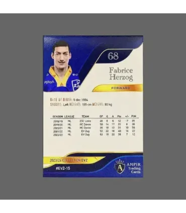 2023/24 AMPIR EVZ #EVZ-15 Fabrice Herzog   | AMPIR Trading Cards