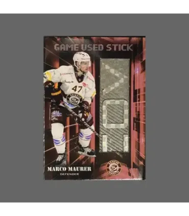 2024/25 AMPIR Game Used Stick #NLS44-1 Marco Maurer (Geneve-Servette)  | AMPIR Trading Cards