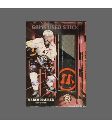 2024/25 AMPIR Game Used Stick #NLS44-2 Marco Maurer (Geneve-Servette)  | AMPIR Trading Cards