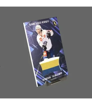 2024/25 AMPIR Jersey Hockey #JER12 Dominik Schlumpf (EV Zug)  | AMPIR Trading Cards