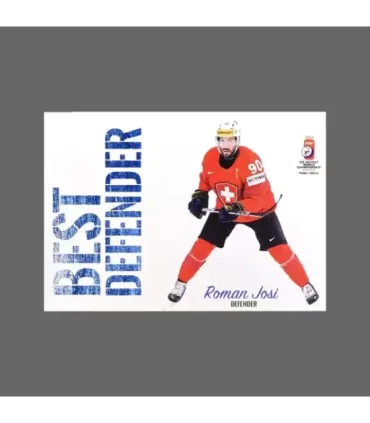 2024 IIHF World Championship #SUIP05 Roman Josi (Team Switzerland) Best Defender | AMPIR Trading Cards