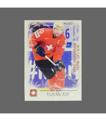 2024 IIHF World Championship #SUIP08 Roman Josi (Team Switzerland) Top Average Time on Ice | AMPIR Trading Cards