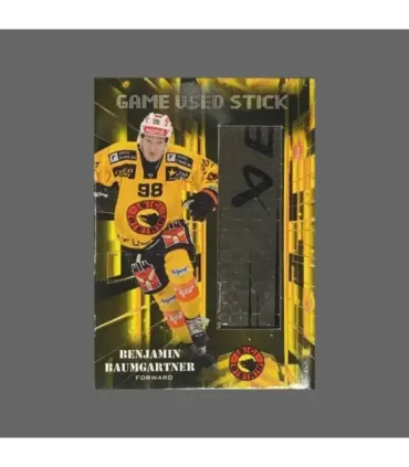 2024/25 AMPIR Game Used Stick #NLS42-1 Benjamin Baumgartner (SC Bern)  | AMPIR Trading Cards