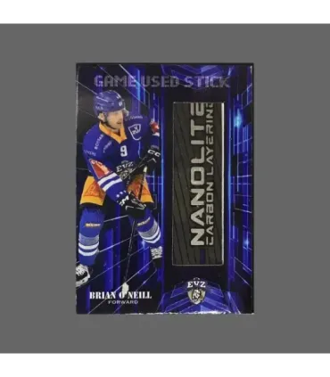 2023/24 AMPIR Game Used Stick #NLS28-1 Brian O’Neill (EV Zug)  | AMPIR Trading Cards