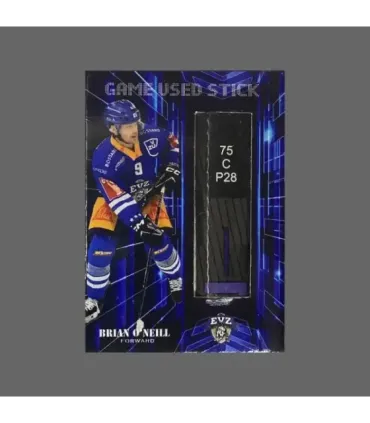 2023/24 AMPIR Game Used Stick #NLS28-2 Brian O’Neill (EV Zug)  | AMPIR Trading Cards