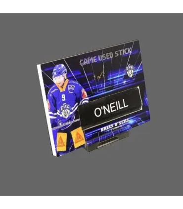 2023/24 AMPIR Game Used Stick #NLS28-3 Brian O’Neill (EV Zug) 1 of 1 | AMPIR Trading Cards