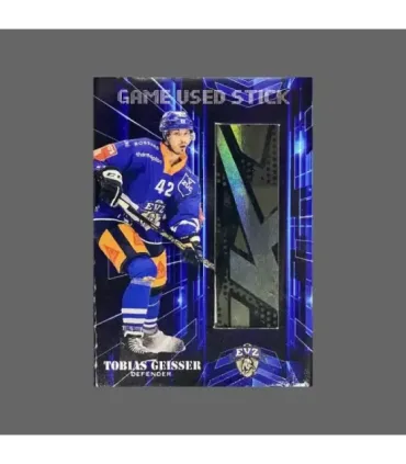 2023/24 AMPIR Game Used Stick #NLS31-1 Tobias Geisser (EV Zug)  | AMPIR Trading Cards