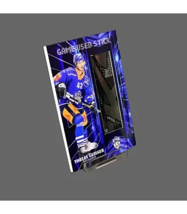 2023/24 AMPIR Game Used Stick #NLS31-1 Tobias Geisser (EV Zug)  | AMPIR Trading Cards