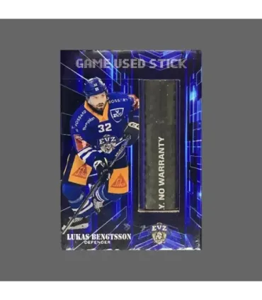 2023/24 AMPIR Game Used Stick #NLS32-2 Lukas Bengtsson (EV Zug)  | AMPIR Trading Cards