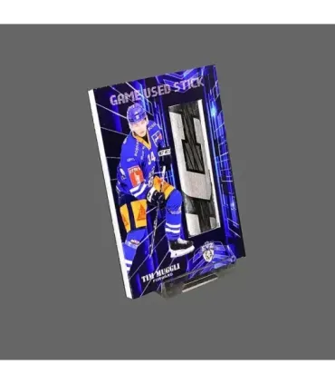 2023/24 AMPIR Game Used Stick #NLS34-2 Tim Muggli (EV Zug)  | AMPIR Trading Cards