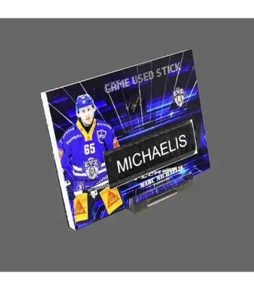 2023/24 AMPIR Game Used Stick #NLS35-3 Marc Michaelis (EV Zug) 1 of 1 | AMPIR Trading Cards