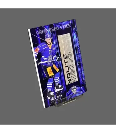 2023/24 AMPIR Game Used Stick #NLS37-1 Elia Riva (EV Zug)  | AMPIR Trading Cards