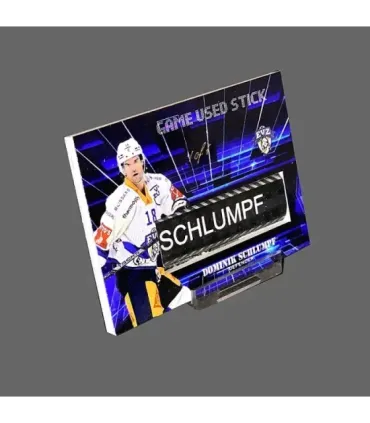 2023/24 AMPIR Game Used Stick #NLS38-3 Dominik Schlumpf (EV Zug) 1 of 1 | AMPIR Trading Cards