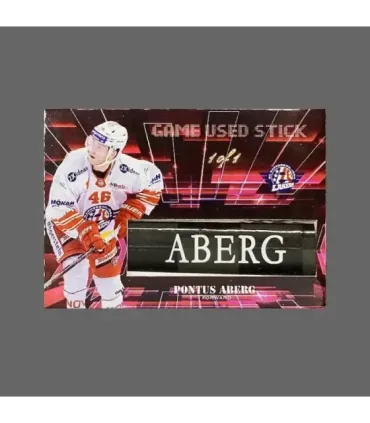 2022/23 AMPIR Game Used Stick #NLS05-3 Pontus Aberg (SCRJ Lakers) 1 of 1 | AMPIR Trading Cards