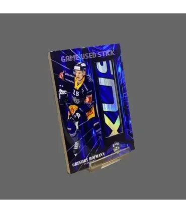2022/23 AMPIR Game Used Stick #NLS06-2 Gregory Hofmann (EV Zug)  | AMPIR Trading Cards