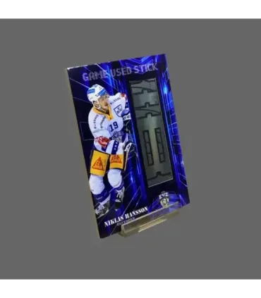 2022/23 AMPIR Game Used Stick #NLS07-1 Niklas Hansson (EV Zug)  | AMPIR Trading Cards