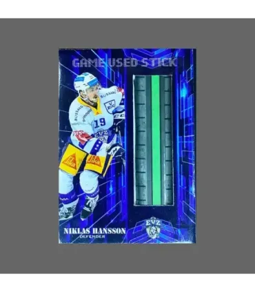 2022/23 AMPIR Game Used Stick #NLS07-2 Niklas Hansson (EV Zug)  | AMPIR Trading Cards