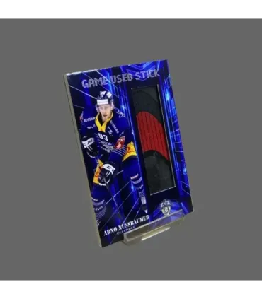 2022/23 AMPIR Game Used Stick #NLS08-1 Arno Nussbaumer (EV Zug)  | AMPIR Trading Cards