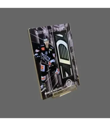 2022/23 AMPIR Game Used Stick #NLS09-1 Mirco Müller (HC Lugano)  | AMPIR Trading Cards