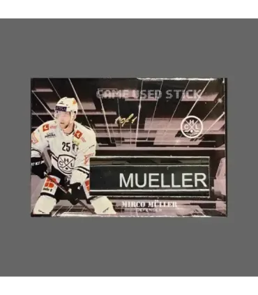 2022/23 AMPIR Game Used Stick #NLS09-3 Mirco Müller (HC Lugano) 1 of 1 | AMPIR Trading Cards