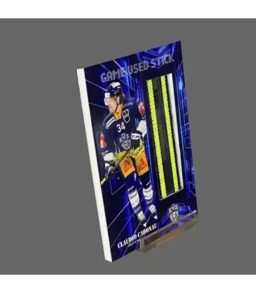 2022/23 AMPIR Game Used Stick #NLS10-2 Claudio Cadonau  (EV Zug)  | AMPIR Trading Cards