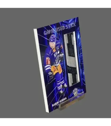 2022/23 AMPIR Game Used Stick #NLS11-2 Dario Simion (EV Zug)  | AMPIR Trading Cards
