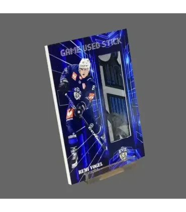2022/23 AMPIR Game Used Stick #NLS12-1 Remi Vogel (EV Zug)  | AMPIR Trading Cards