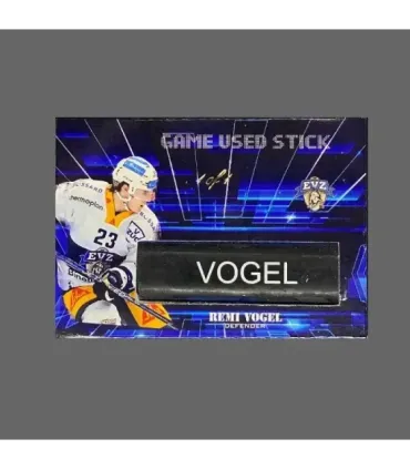 2022/23 AMPIR Game Used Stick #NLS12-3 Remi Vogel (EV Zug) 1 of 1 | AMPIR Trading Cards