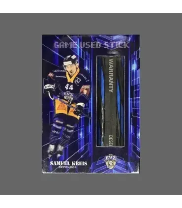 2022/23 AMPIR Game Used Stick #NLS13-2 Samuel Kreis (EV Zug)  | AMPIR Trading Cards